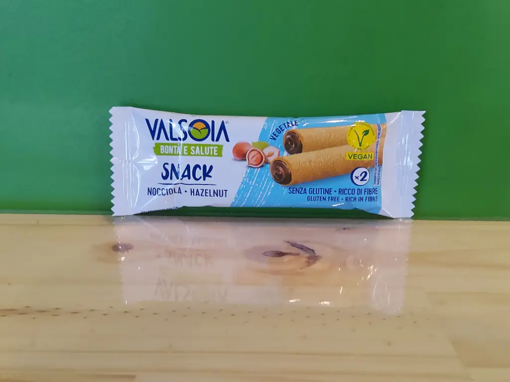 VALSOIA - Biscuits Cigarettes Gaufrettes Vegan chocolat-noisettes 30g