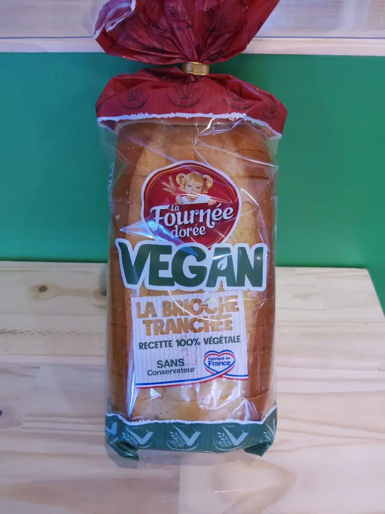 La FOURNÉE DORÉE - Brioche Tranchée  Vegan 500g