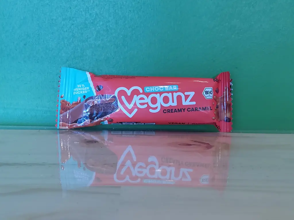 Veganz - Choc Bar Creamy Caramel 50g