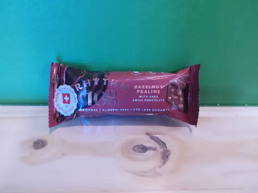Rhythm 108 - Barre Praline Chocolat Noir Noisette 33g