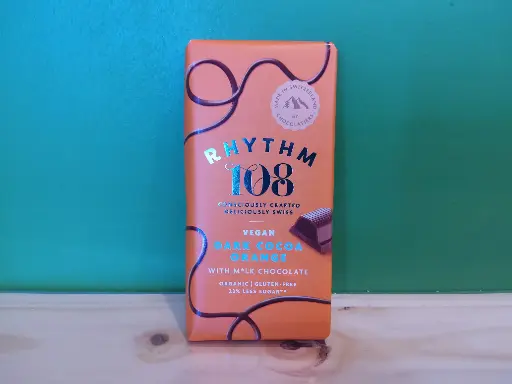 RHYTHM 108 - Tablette chocolat orange 100g
