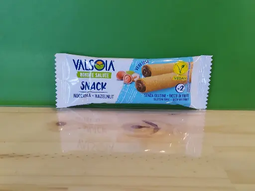 VALSOIA - Biscuits Cigarettes Gaufrettes Vegan chocolat-noisettes 30g