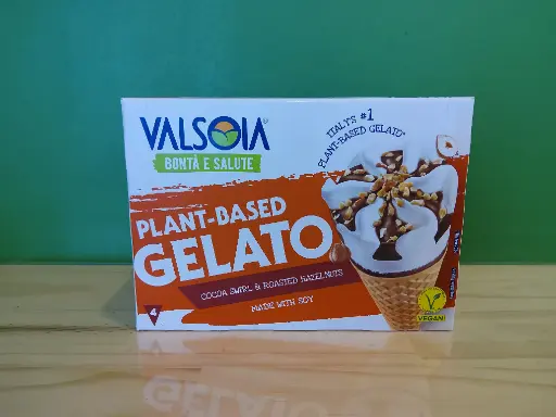 VALSOIA - Cônes glacés choco-noisettes 300g