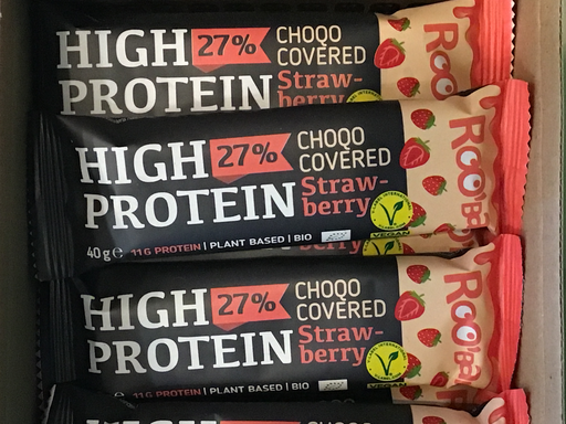 ROOBAR - Barre Hyper Protéinée (27%) Fraise 40g
