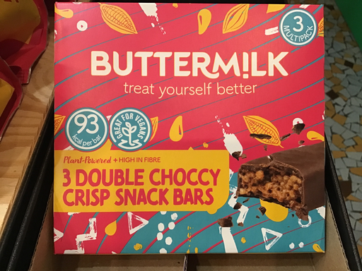 BUTTERMILK - Barres Double Choccy format Multipack 3x23g